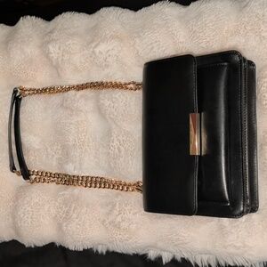 Michael Kors Jade Gusset Leather Shoulder Bag